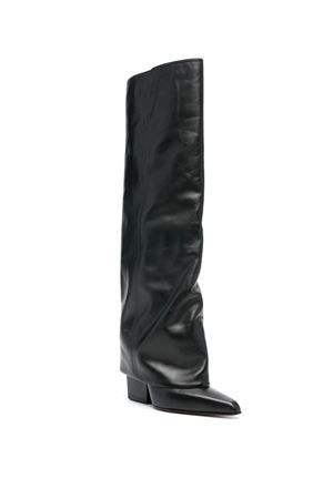 Black calf leather boots PARIS TEXAS | PX1436XVT01BLACK